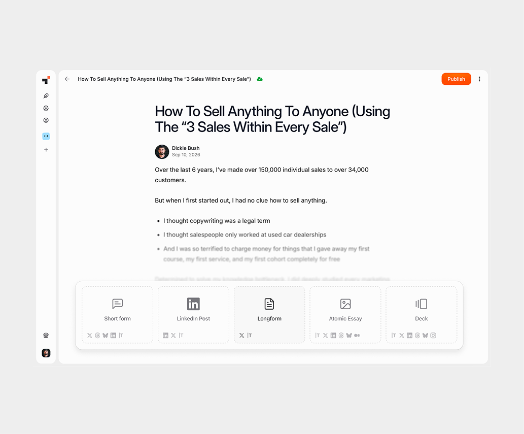 Publishing in every format from one editor
